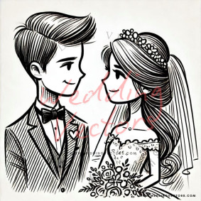 love wedding vectors 1029