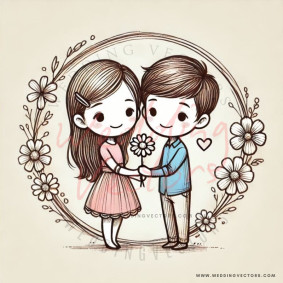 love wedding vectors 103