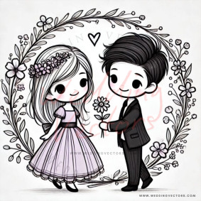 love wedding vectors 13089