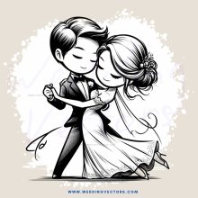 a couple dancing together