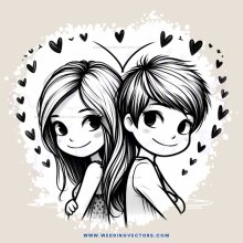 two children with matching faces and smiles