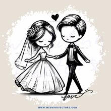 a couple holding hands