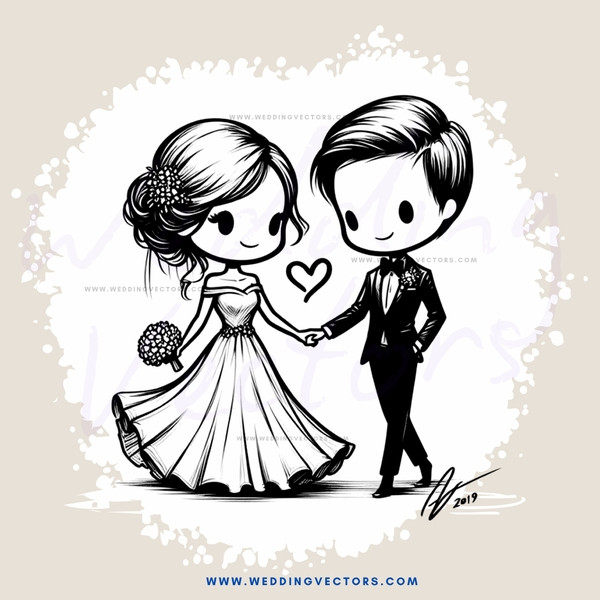 a couple's love in black and white