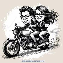 man and woman riding a motorcycle together