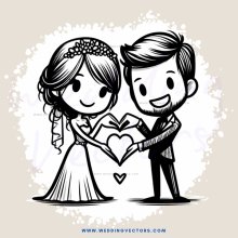 wedding couple hugging each other
