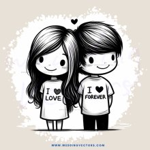 two people standing close to each other