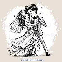 couple dancing together at their wedding
