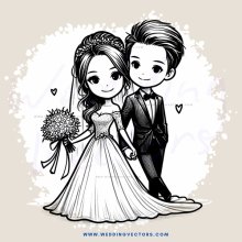 couple purely in black and white with love on their hearts