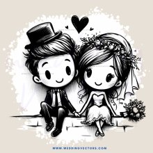 a couple's loving embrace on their wedding day
