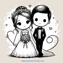 wedding couple poster