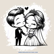 the newlyweds kiss