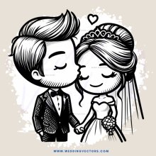 kissing couple cartoon