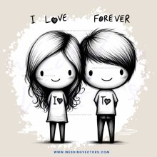 two people love each other forever