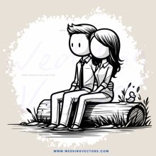 two people sitting on a bench