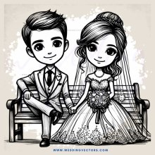 a couple sitting on a bench