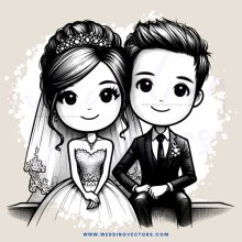 bride and groom sitting down for picture