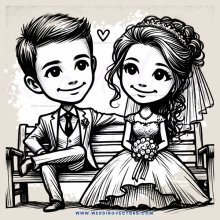 boy and girl on bench
