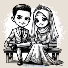 engagement picture of couple seated on bench
