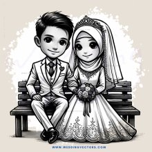 a man and woman sitting together on a bench