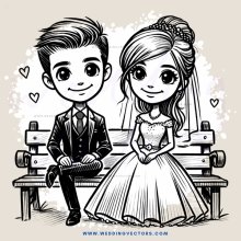 a couple sitting on a bench