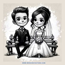 boy and girl sitting on bench
