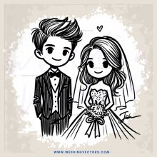 couple on wedding day
