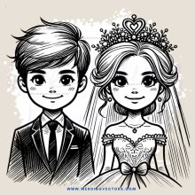 a couple's portrait in black and white