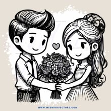 love story in black and white