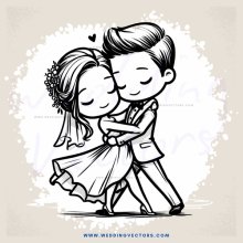 a couple dancing together