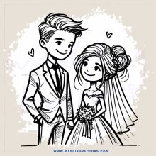 a couple posing for their picture