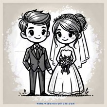 a boy and girl standing together