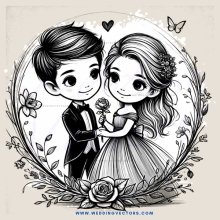 a young couple in love