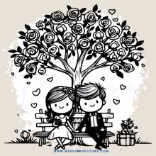 a romantic picnic under the tree