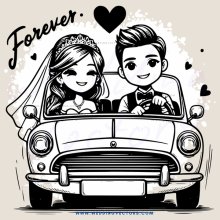 forever wedding car