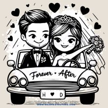 forever after car bumpers and license plate