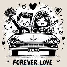 forever love car picture
