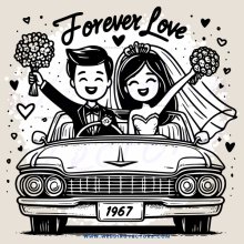 forever love 1967 car decoration