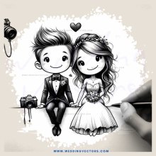 a couple in white holding hands