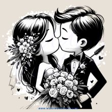 a couple embracing in black and white