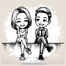 two people sitting together on a bench