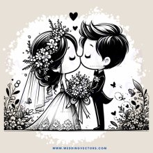 wedding anniversary kiss