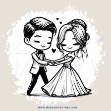 a couple in black and white photo with hearts
