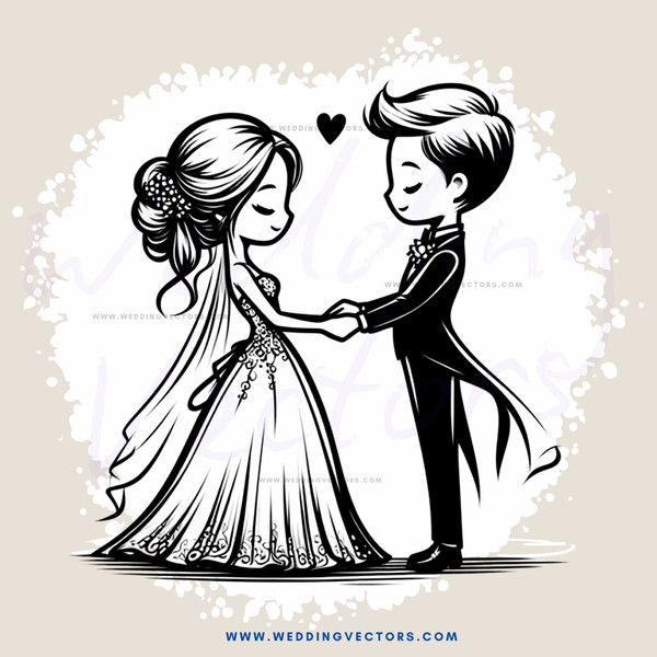 a wedding couple embracing each other