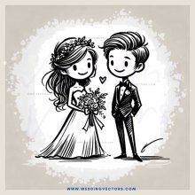 wedding cartoon