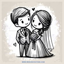 a couple in black and white