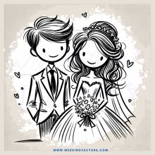 a man and woman sharing their joy at being married