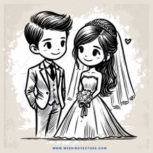 a bride & groom picture
