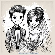 young couple smiling at each other