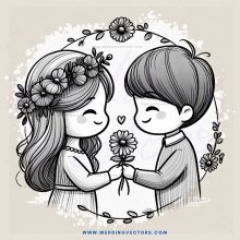 lovers embrace