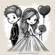 wedding bride and groom